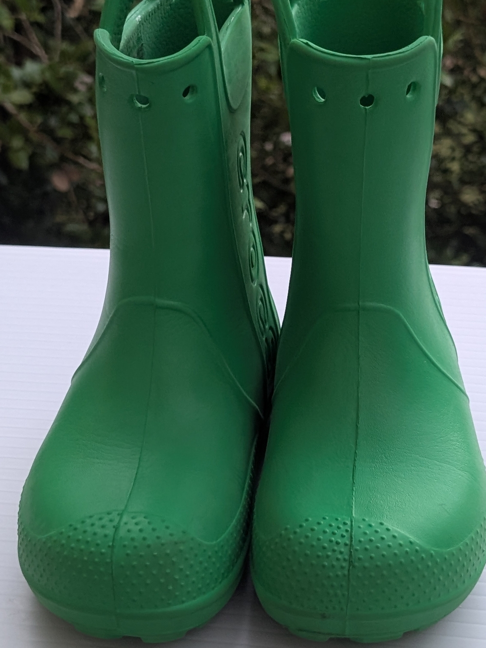 CROCS Kids Green Rain Boots - Picture 12 of 14